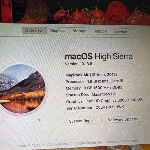 Apple MacBook Air 2017 -13 inch - Picture 2 of 3